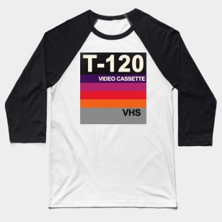 VHS Retro/Vintage Design Baseball T-Shirt